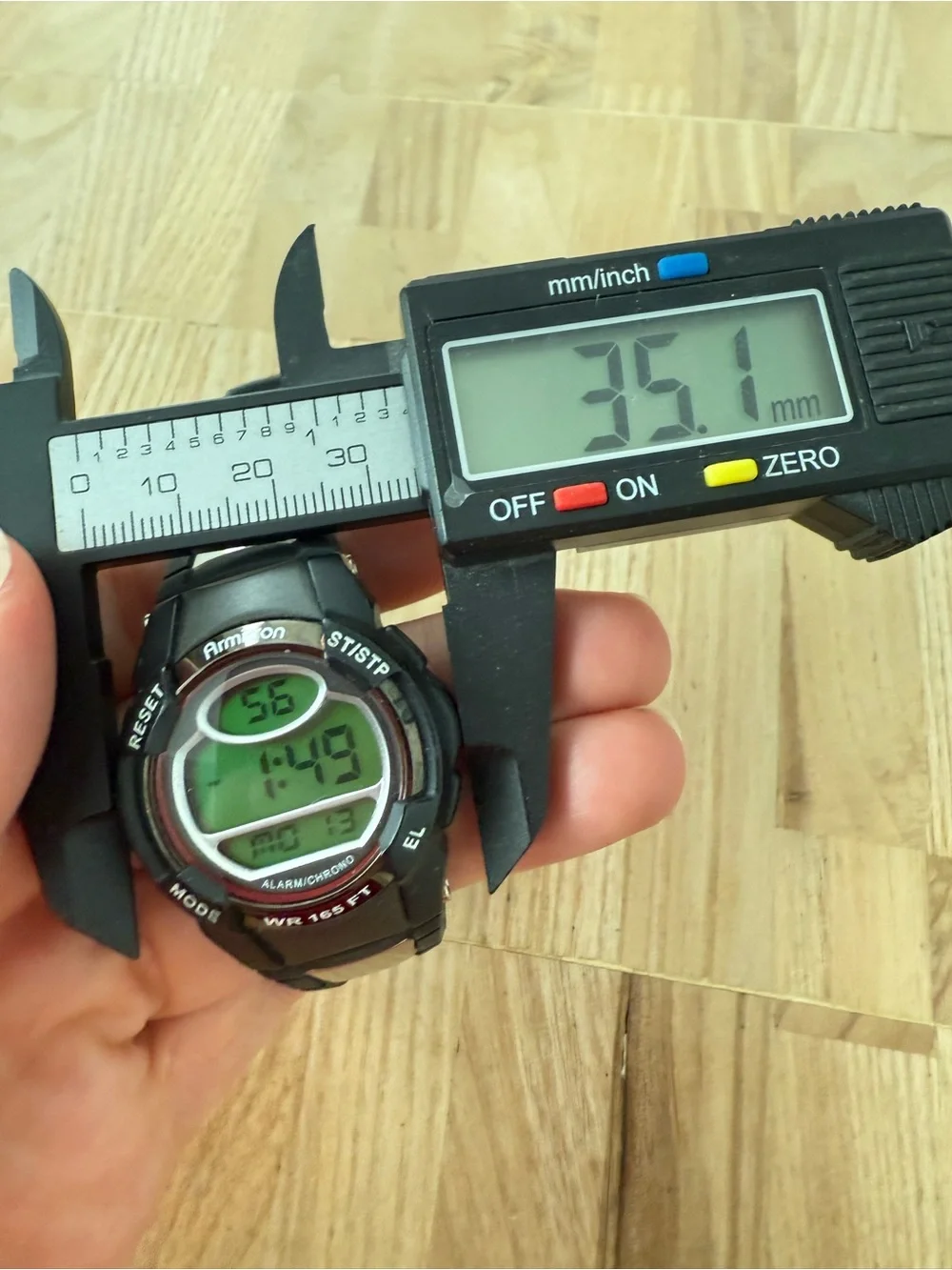 Armitron all sport digital black sport watch NEW BATTERY
